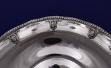 Rose Point by Wallace Sterling Silver Serving Tray Round Rippled #4381 (#8962)