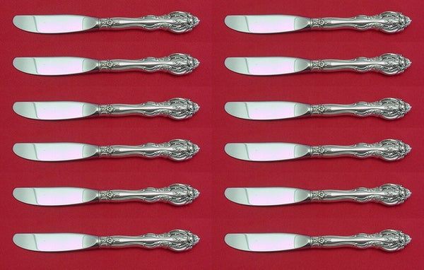 La Scala by Gorham Sterling Silver Butter Spreader HH Mod Set 12 pcs 6 1/2"