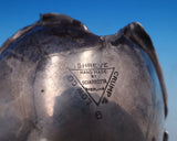 Sciarrotta Sterling Silver Candy Dish Three Leaf Shape w/Twist Handle #6 (#7887)