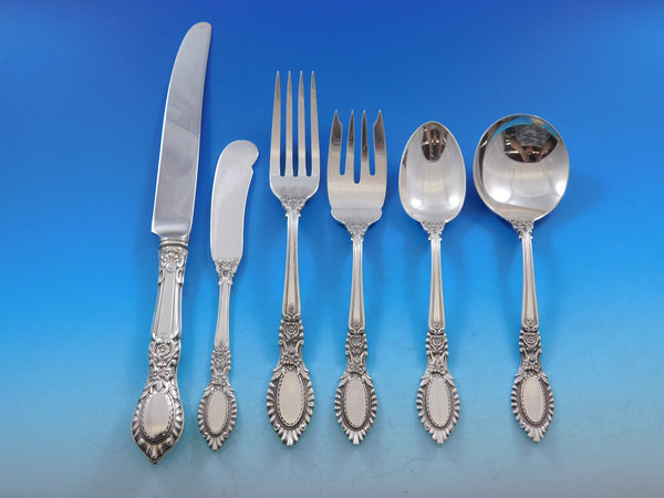 Guildhall by Reed and Barton Sterling Silver Flatware Set 12 Service 76 pieces