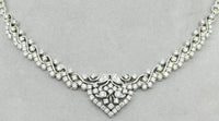 18k White Gold 4.5ct Genuine Natural Diamond Necklace (#J2981)