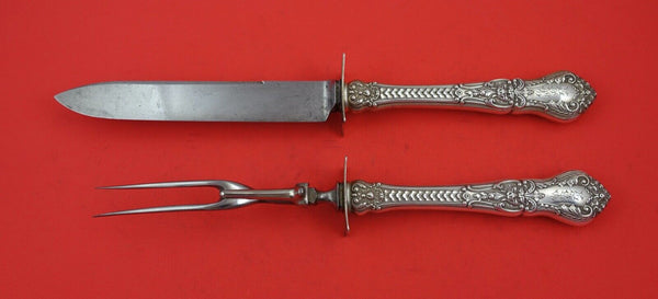 Henry II by Gorham Sterling Roast Carving Set 2pc set Knife 12", Fork 11"