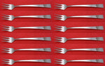Diadem by Reed and Barton Sterling Silver Cocktail Fork Set 12 pieces 5 1/2"