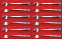 Diadem by Reed and Barton Sterling Silver Cocktail Fork Set 12 pieces 5 1/2"
