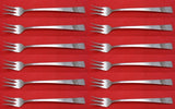 Diadem by Reed and Barton Sterling Silver Cocktail Fork Set 12 pieces 5 1/2"