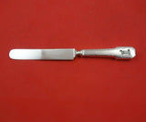 Norman Hammered by Shreve Sterling Silver Regular Knife Blunt Applied Mono "Y"