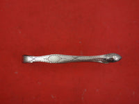PBAB English Sterling Silver Sugar Tong London 1796 Hand Engraved 5 3/4"