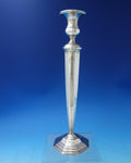 Webster Sterling Silver Candlestick Bright-Cut 12" x 3 1/4" c.1930 (#5644)