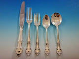 English Gadroon by Gorham Sterling Silver Flatware Set for 8 Service 40 pieces