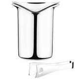 Wine & Bar by Georg Jensen Stainless Steel Ice Bucket with Ice Tongs - Vtg NOS