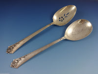 Damask Rose by Oneida Sterling Silver Flatware Set For 12 Service 69 Pcs