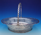 Elizabeth Godfrey English Georgian Sterling Silver Basket w/Swing Handle (#8974)
