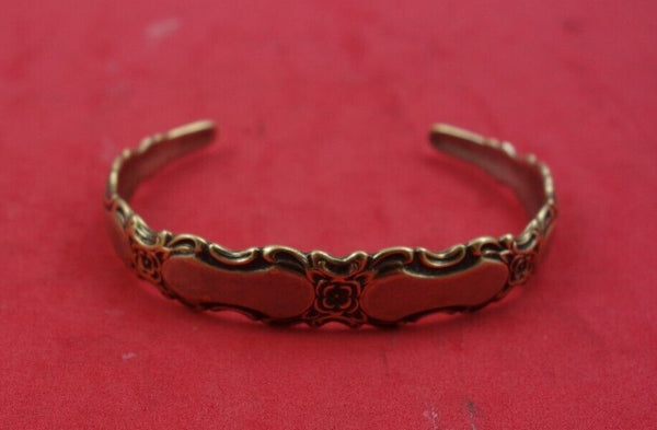 Grand Trianon by International Sterling Silver Bracelet with Gold Accents 6"