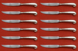 Queen Anne-Williamsburg by Stieff Sterling Silver Steak Knife Original Set of 12