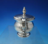 Gadroon by Watson Sterling Silver Mustard Pot with Cobalt Liner #W338 (#6081)