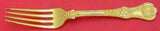 English King Vermeil by Tiffany and Co Sterling Silver Dinner Fork 7 1/2"