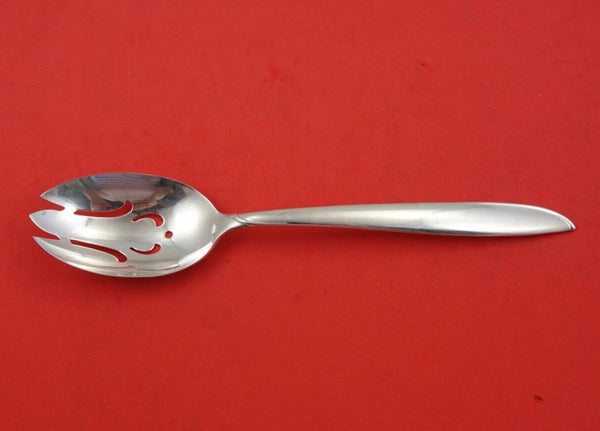 Silver Rhythm by International Sterling Serving Spoon Pcd Open End Orig 8 1/2"