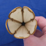 Tussie Mussie with Celluloid Five Panel Cup and Enamel Porcelain Handle #J7457