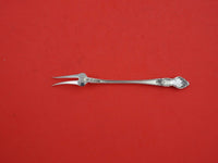 Meadow Rose by Wallace Sterling Silver Butter Pick 2-tine 5 3/4"