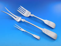 Fiddle by Porter Blanchard Sterling Silver Flatware Set Service Dinner 37 pcs