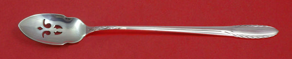 Trousseau By International Sterling Silver Olive Spoon Pierced Long Custom