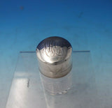 CM English Sterling Silver and Glass Dresser Jar (#5738)