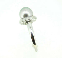 14k Grey 9.75mm Tahitian Pearl Ring (#J5010)