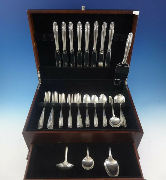 Stradivari by Wallace Sterling Silver Flatware Set For 8 Service 44 Pieces