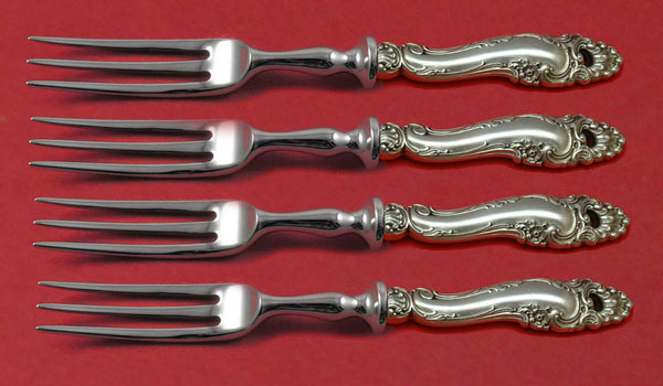 Decor by Gorham Sterling Silver Fruit Fork Set 4-Piece HHWS 6" Custom Made