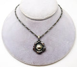 Georg Jensen 2002 Sterling Flower Pendant Jewelry (#J3329)