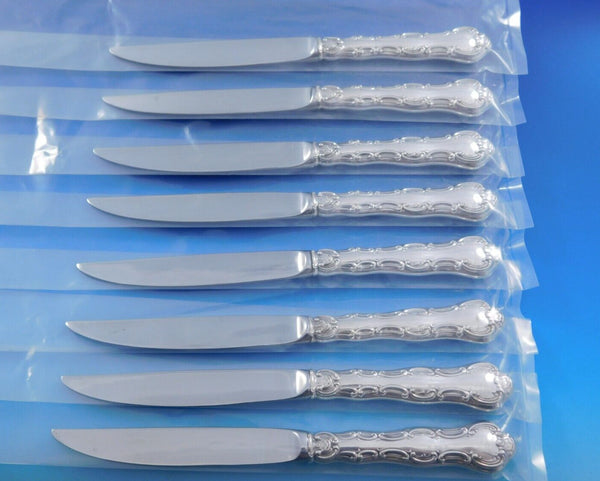 Strasbourg by Gorham Sterling Silver Steak Knife Set 8pc Not Serrated Custom