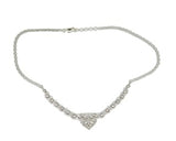 18k White Gold 4.5ct Genuine Natural Diamond Necklace (#J2981)