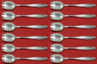 Stradivari by Wallace Sterling Silver Ice Cream Dessert Fork Custom Set 12 pc 6"