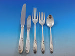 Rosecrest by Alvin Sterling Silver Flatware Set for 12 Service 66 pieces