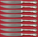 Legato by Towle Sterling Silver Steak Knife Set 8pc Not Serrated Custom