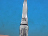 Lap Over Edge Acid Etched by Tiffany Sterling Fruit Fork HH AS Foliage 7"