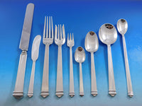 Hampton by Tiffany Sterling Silver Flatware Set for 12 Service 117 pcs Dinner