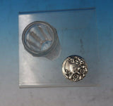 Sterling Silver Dresser Jar with Daisies on Lid c.1910 3 3/4" x 1 1/4" (#5546)