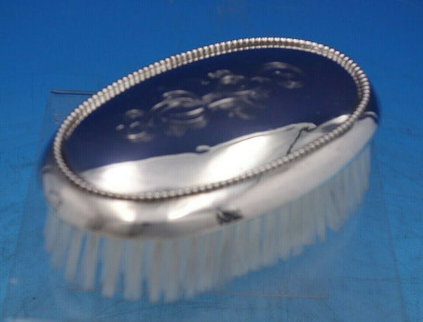 Gorham Sterling Silver Vintage Clothes Brush #C1354 Beaded Edge 5" x 3" (#6577)