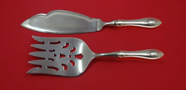 Mount Vernon by Lunt Sterling Silver Fish Serving Set 2 Piece Custom Made HHWS