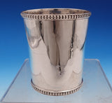J.E. Caldwell Coin Silver Mint Julep Cup Beaded 3 1/2" x 2 3/4" 3.9 ozt. (#7775)