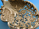 Hamilton and Diesinger Sterling Silver Pea Spoon GW Pcd Sunflower Chrysanthemums