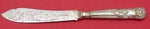 English Sterling Silver Dessert Knife with Hunting Scene