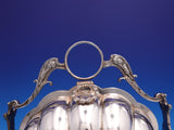 Antique Victorian English Silverplate Scallop Shell Bun Warmer Pierced (#9223)