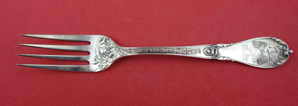 Zodiac By Gorham Sterling Silver Tea Fork "Libra" September  5 3/4"