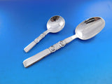 Scroll by Georg Jensen Sterling Silver Flatware Set 12 Service 133 pcs Dinner