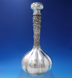 Chrysanthemum by Shiebler Sterling Silver Liquor Bottle #2336 10 1/2" (#6272)