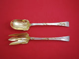 Lap Over Edge by Tiffany and Co Sterling Silver Salad Serving Set 2pc Spider Web