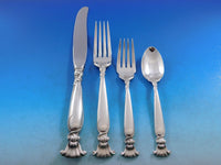 Romance of the Sea Wallace Sterling Silver Flatware Set Shell Motif Dinner 85 Pc