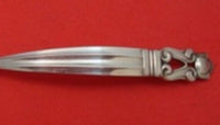 Acorn by Georg Jensen Sterling Silver Sauce Spoon Curved with GI/GJ Mark 5 3/4"